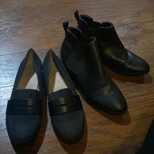 COPY - Two pairs of womens shoes flats never worn boots worn a couple times